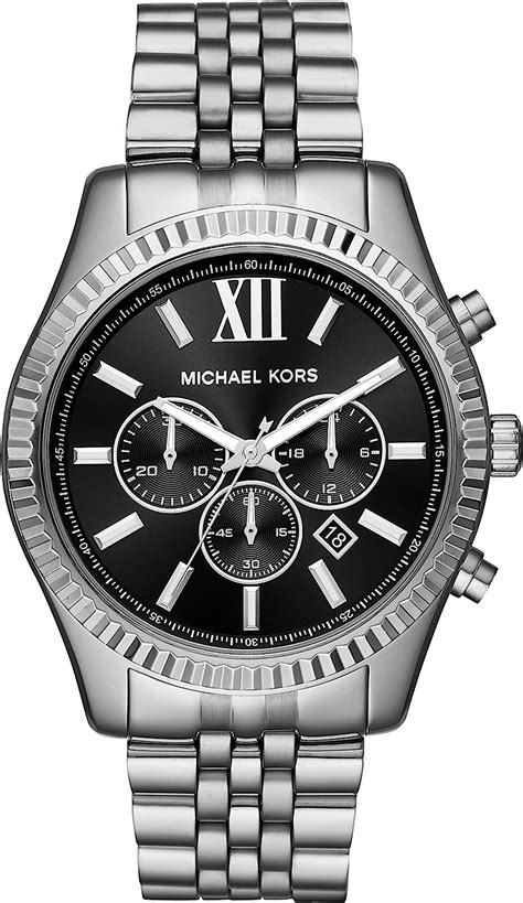 michael kors lexington heren zwart|Michael Kors Lexington Men's Watch Review Stylish Stainless .